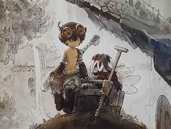 メイドインアビス　複製原画(直筆サイン/400枚限定) Amazon.co.jp: 限定400枚 メイドインアビス 直筆サイン入り